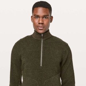 Lululemon Tundra Trek 1/2 Zip (colour: Dark Olive)